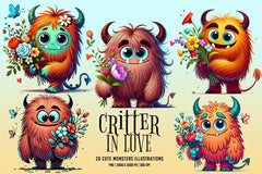 Critter in Love - CraftNest - Digital Crafting and Art