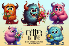 Critter in Love - CraftNest - Digital Crafting and Art