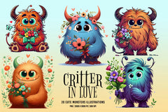 Critter in Love - CraftNest - Digital Crafting and Art