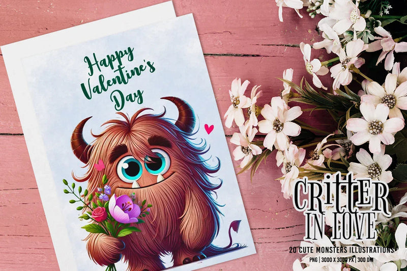 Critter in Love - CraftNest - Digital Crafting and Art
