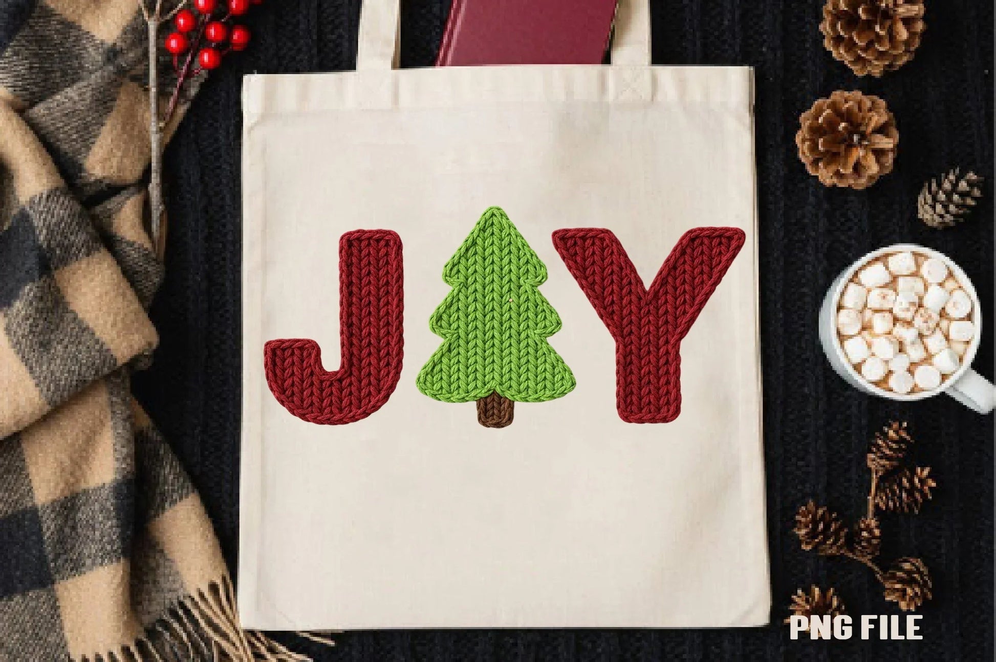 Crochet Joy Christmas Tree Clipart Bundle - CraftNest - Digital Crafting and Art