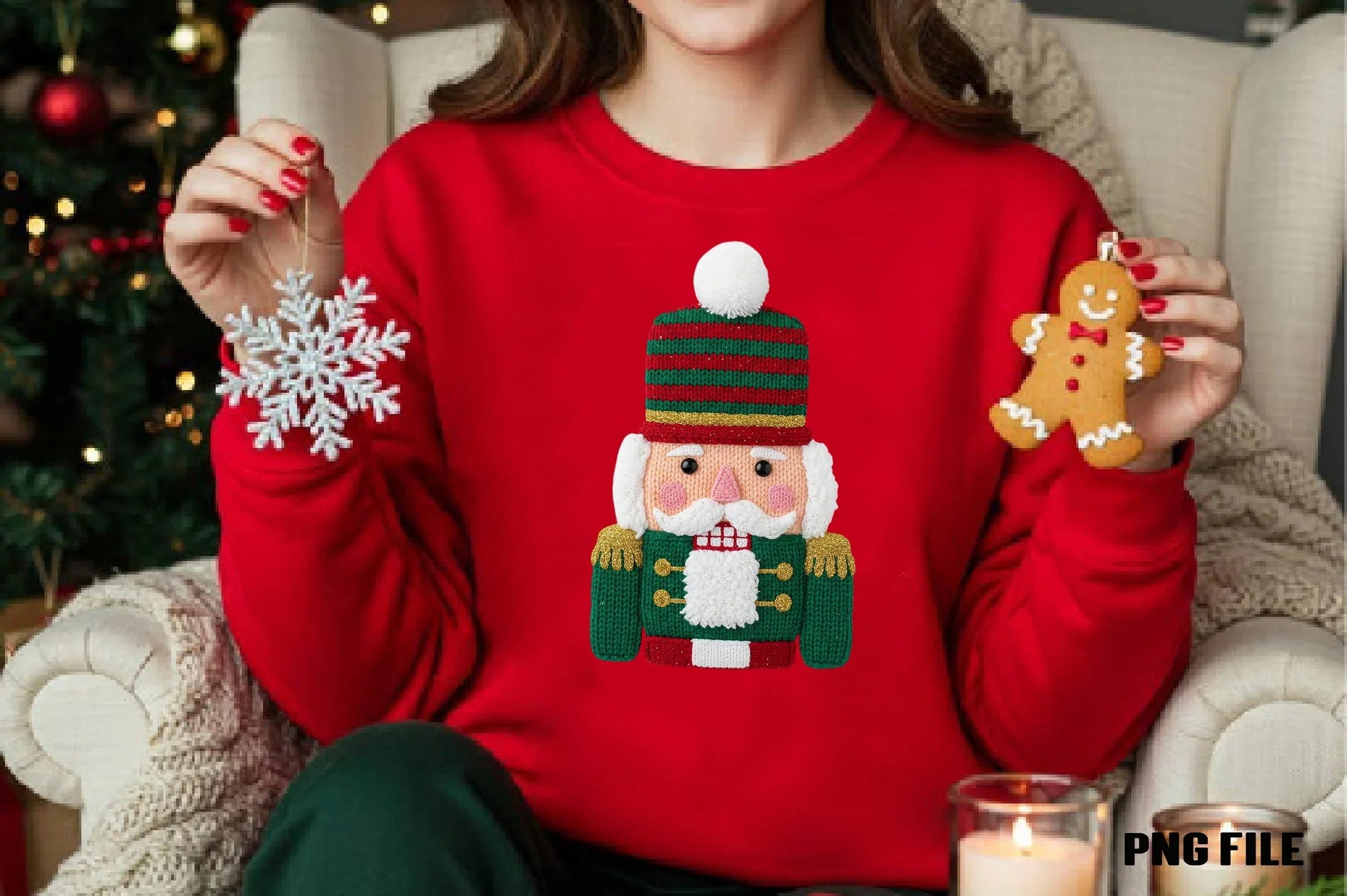 Crochet Yarn Christmas Nutcracker Clipart Bundle - CraftNest - Digital Crafting and Art