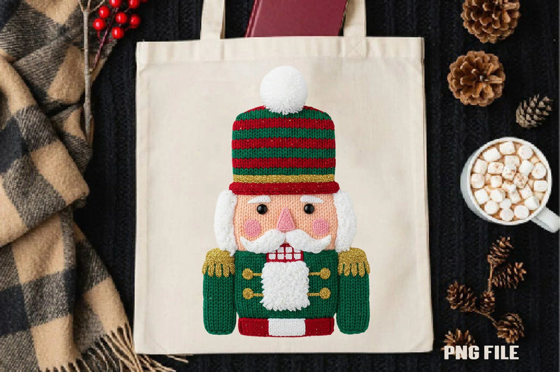 Crochet Yarn Christmas Nutcracker Clipart Bundle - CraftNest - Digital Crafting and Art