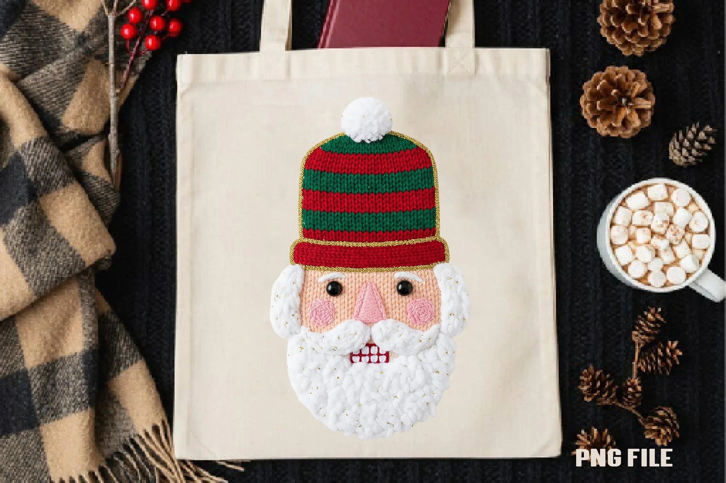 Crochet Yarn Nutcracker Christmas Clipart Bundle - CraftNest - Digital Crafting and Art