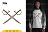 Crossing Sword Pirate SVG Bundle