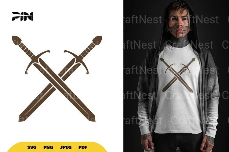 Crossing Sword Pirate SVG Bundle - CraftNest - Digital Crafting and Art