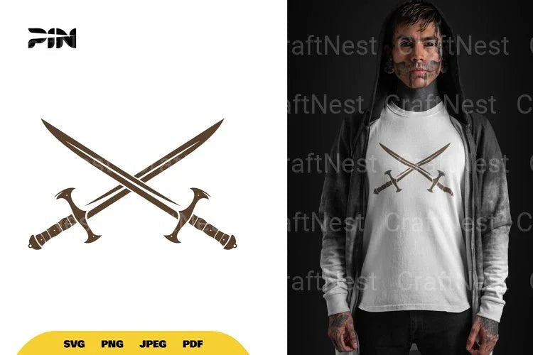 Crossing Sword Pirate SVG Bundle - CraftNest - Digital Crafting and Art