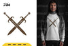 Crossing Sword Pirate SVG Bundle
