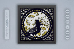 Steampunk Crow Papercut SVG Bundle - CraftNest - Digital Crafting and Art