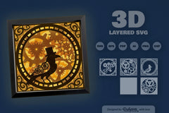 Steampunk Crow Papercut SVG Bundle - CraftNest - Digital Crafting and Art