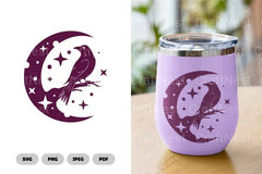 Crow and Moon SVG Bundle - CraftNest - Digital Crafting and Art