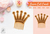 Crown Laser Cut Comb SVG Bundle