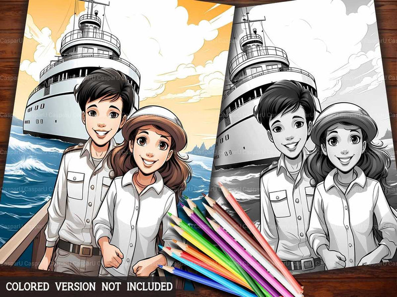 Cruises Coloring Books - CraftNest