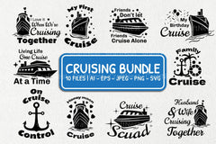 Cruising Quote SVG Bundle - CraftNest - Digital Crafting and Art