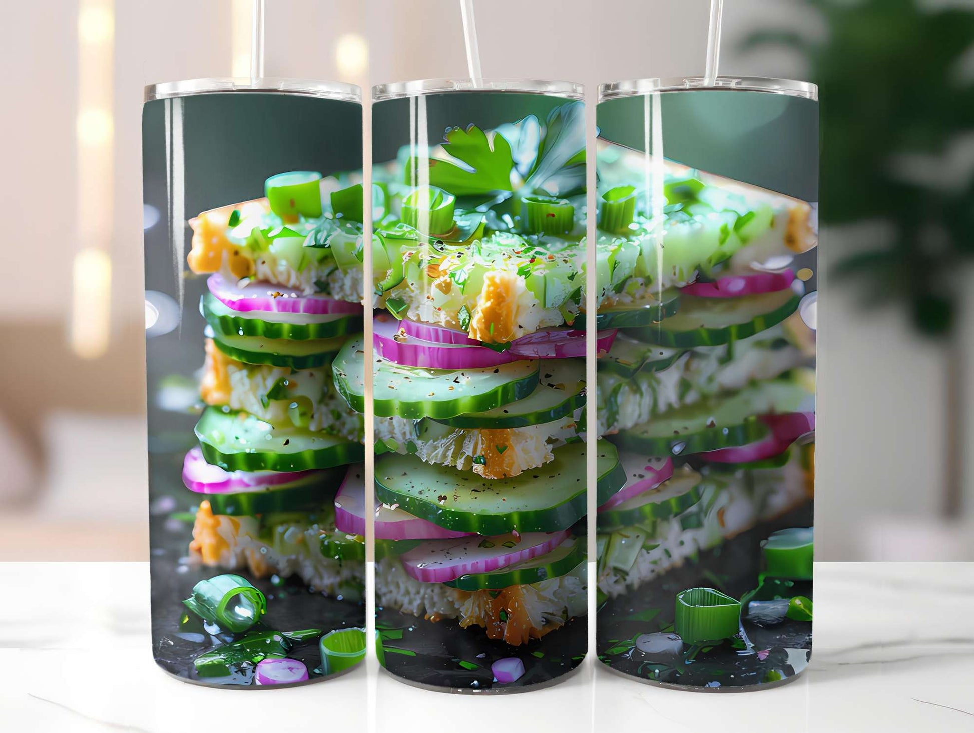 Cucumber 2 Tumbler Wrap - CraftNest - Digital Crafting and Art