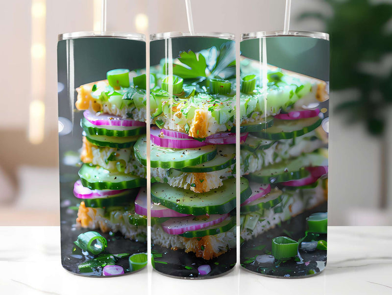 Cucumber 2 Tumbler Wrap - CraftNest - Digital Crafting and Art