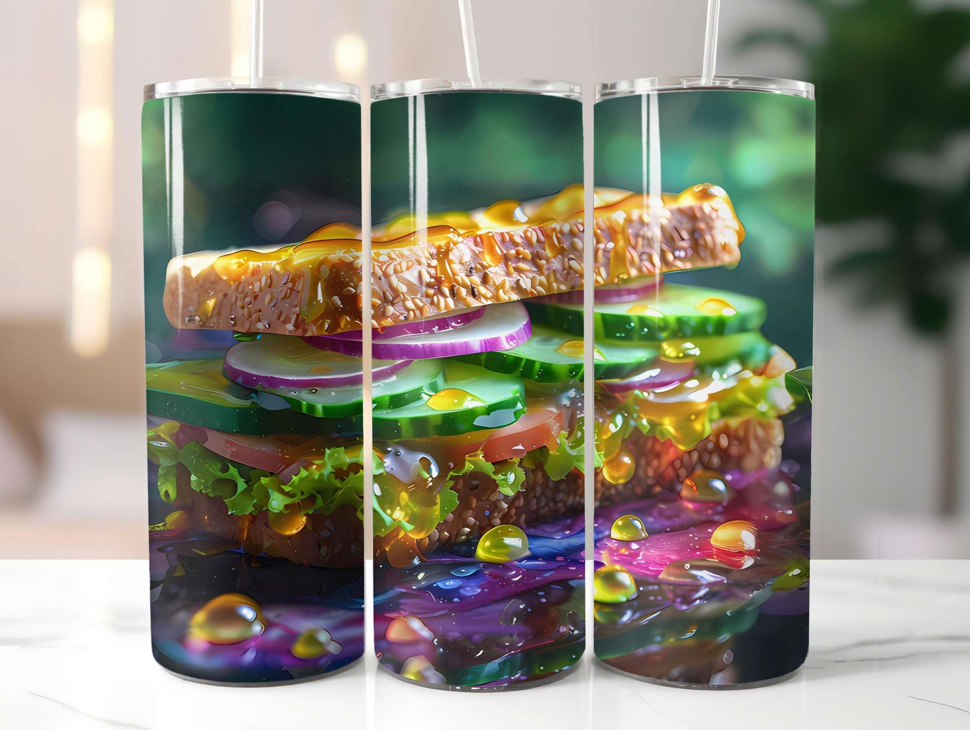 Cucumber 3 Tumbler Wrap - CraftNest - Digital Crafting and Art