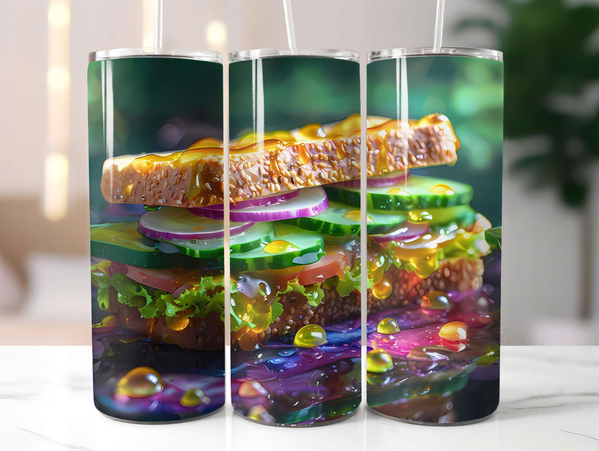 Cucumber 3 Tumbler Wrap - CraftNest - Digital Crafting and Art