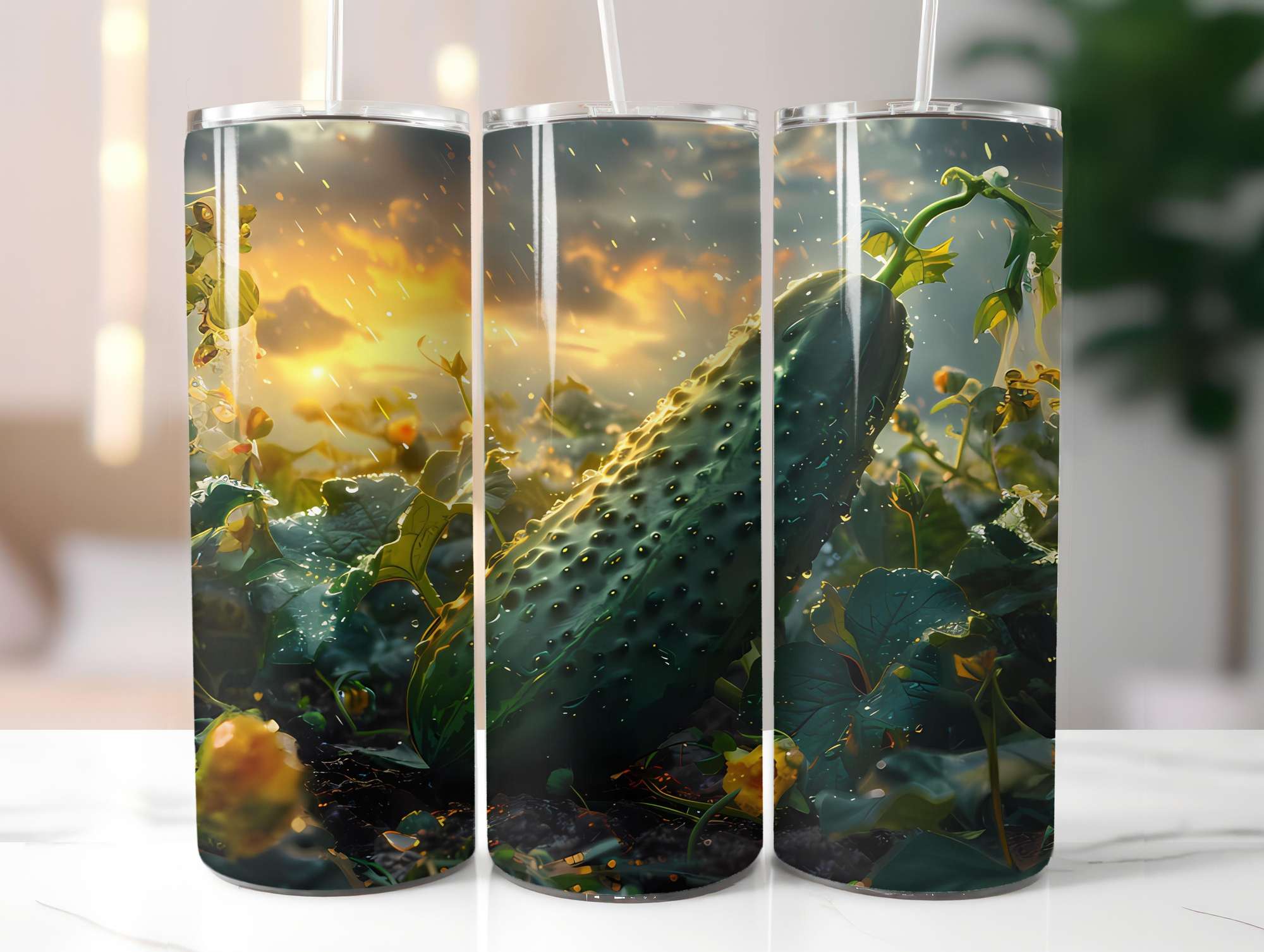 Cucumber 2 Tumbler Wrap - CraftNest - Digital Crafting and Art