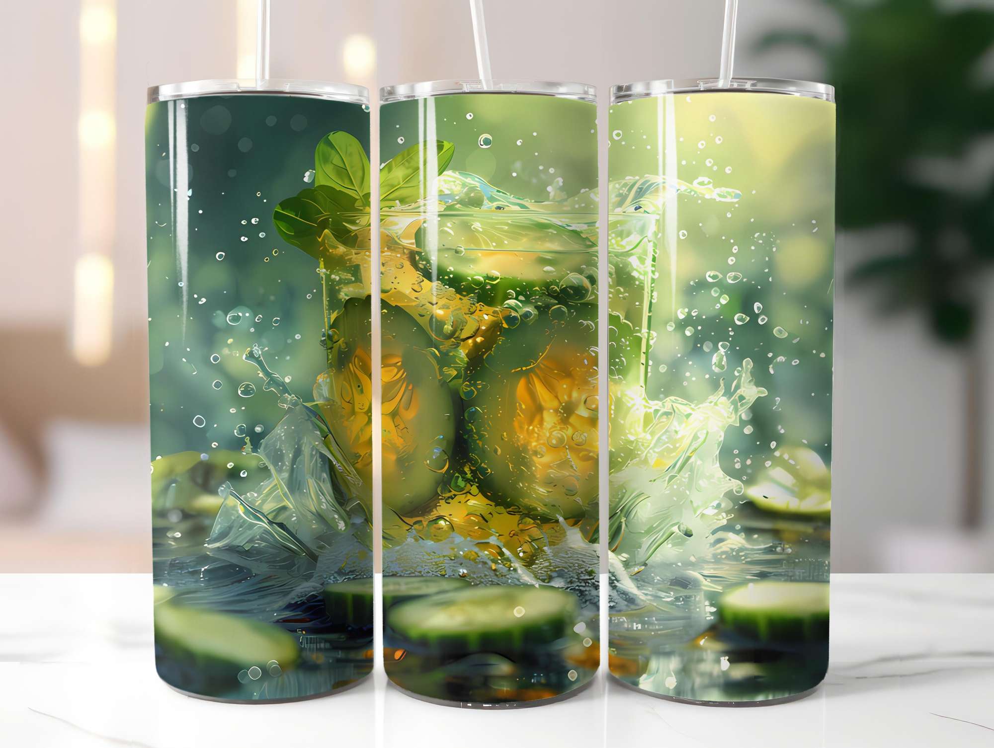 Cucumber 3 Tumbler Wrap - CraftNest - Digital Crafting and Art