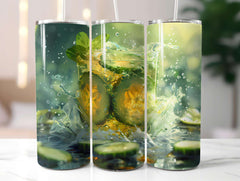Cucumber 3 Tumbler Wrap - CraftNest - Digital Crafting and Art