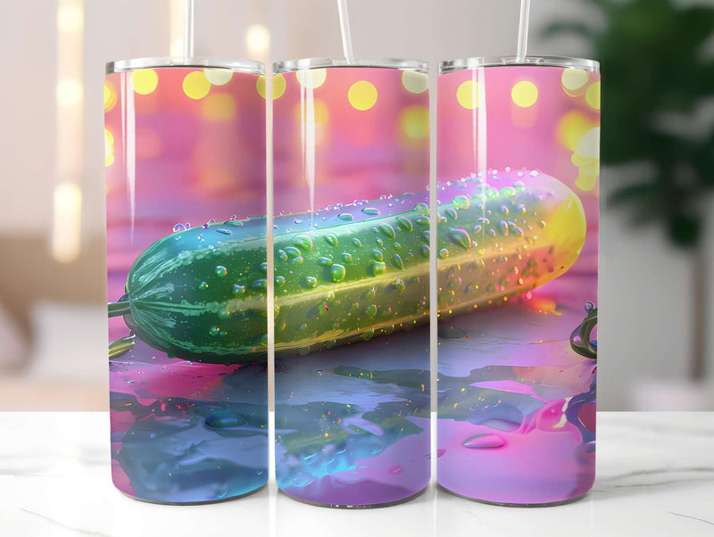 Cucumber 3 Tumbler Wrap - CraftNest - Digital Crafting and Art