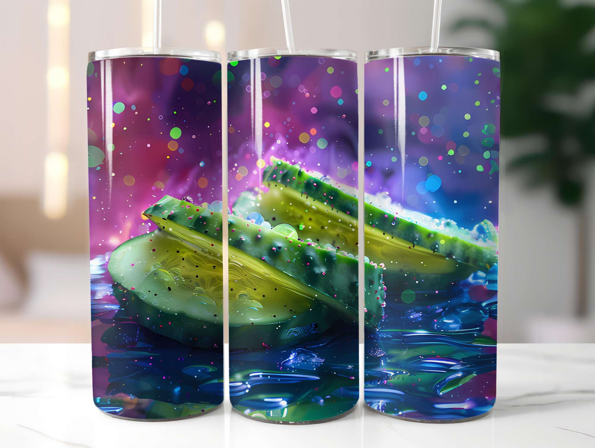 Cucumber 3 Tumbler Wrap - CraftNest - Digital Crafting and Art