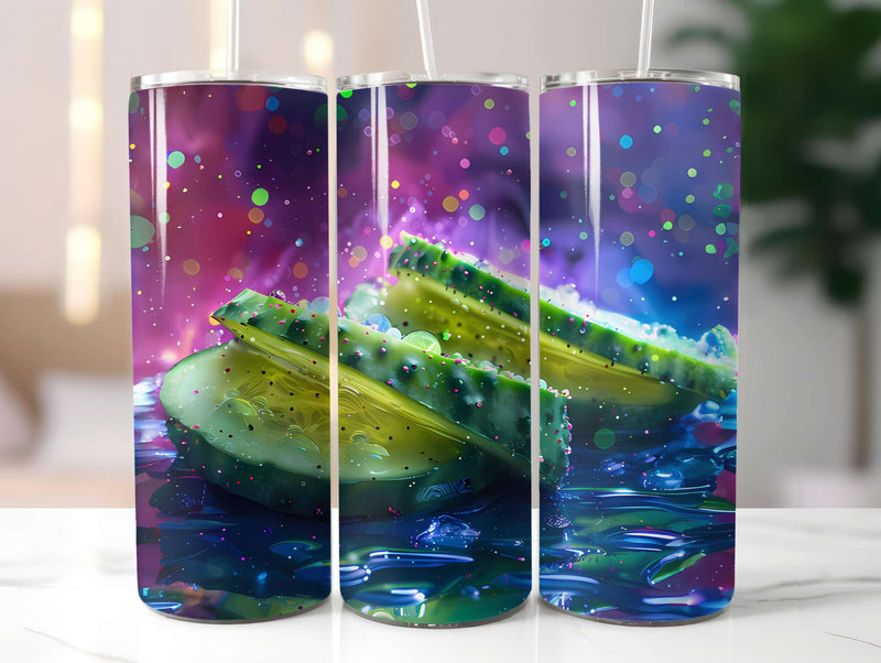 Cucumber 3 Tumbler Wrap - CraftNest - Digital Crafting and Art