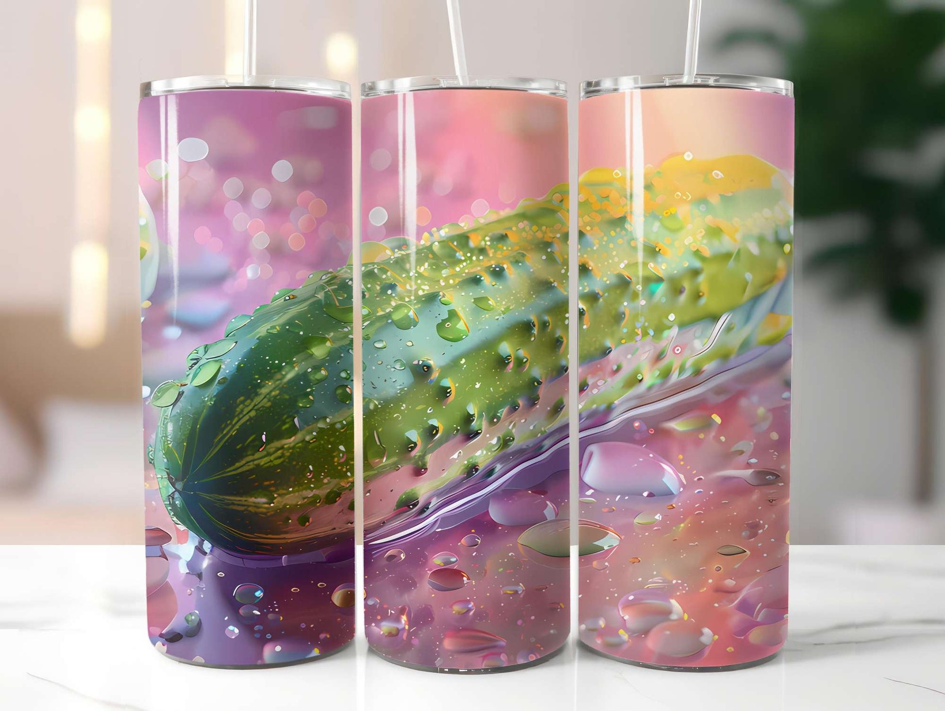 Cucumber 2 Tumbler Wrap - CraftNest - Digital Crafting and Art