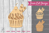Cupcake Laser Cut Decoration SVG Bundle