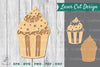 Cupcake Laser Cut Decoration Clipart Bundle