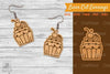 Cupcake Laser Cut Earrings SVG Bundle