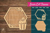 Vintage Cupcake Laser Cut Frame SVG Bundle