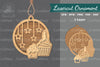Cupcake Laser Cut Ornament SVG Bundle