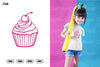 Cupcake Sweets Dessert Clipart Bundle