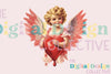 Vintage Cupid Valentine Clipart Bundle