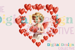 Vintage Cupid Valentine Clipart Bundle - CraftNest - Digital Crafting and Art