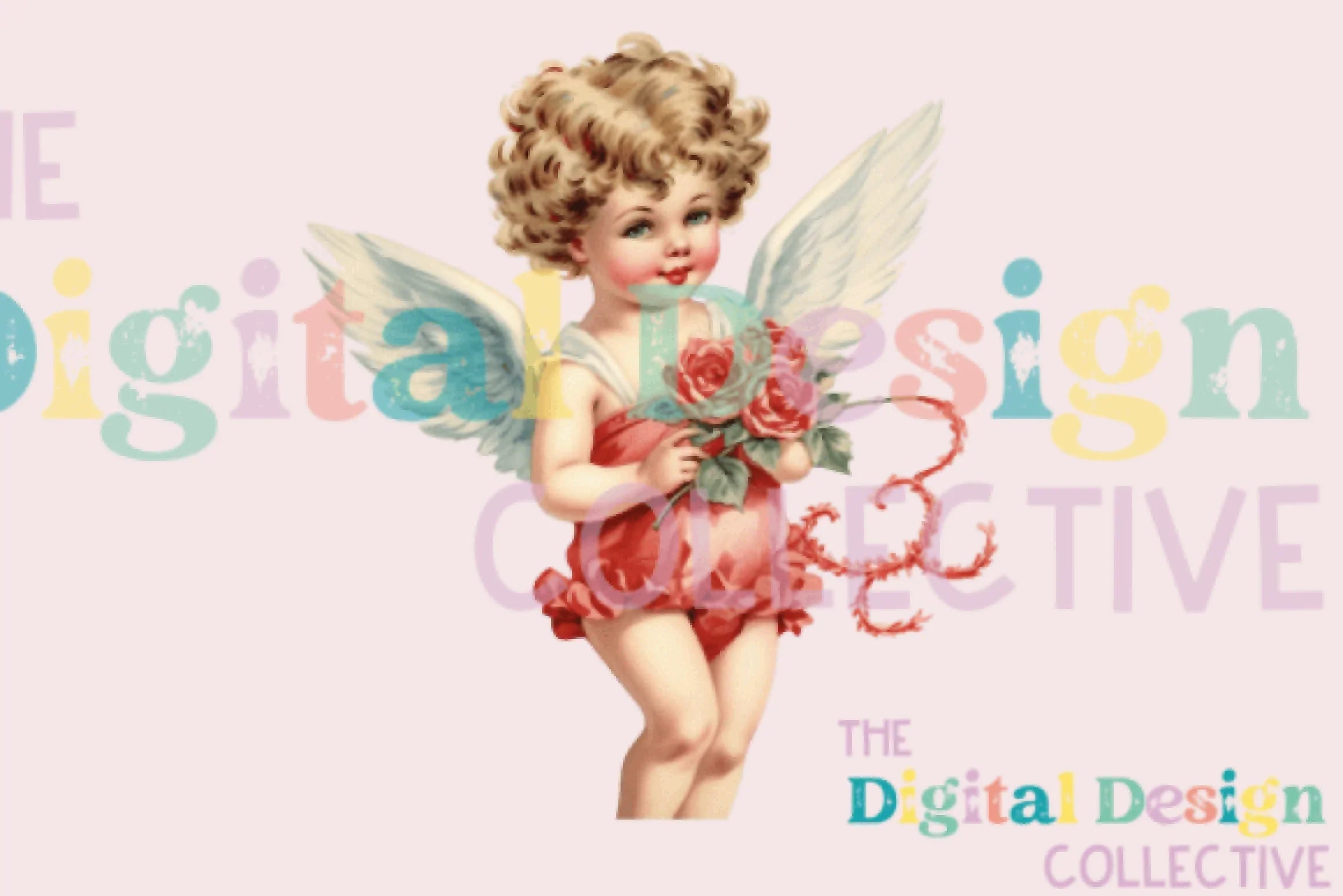 Cupid Vintage Valentine Card Design Bundle - CraftNest - Digital Crafting and Art