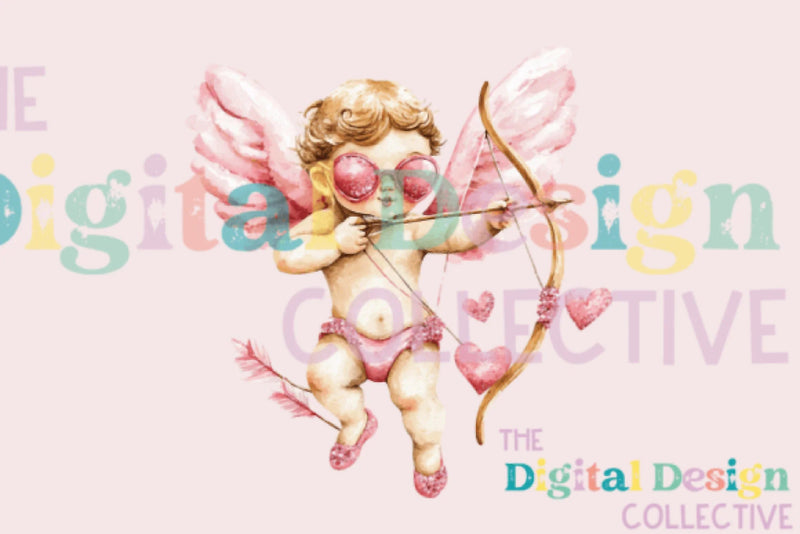 Adorable Baby Cupid Clipart Bundle - CraftNest - Digital Crafting and Art