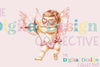 Vintage Cupid Valentine Card Design Bundle