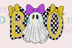 Cute Boo Ghost Coquette Halloween Clipart Bundle - CraftNest - Digital Crafting and Art
