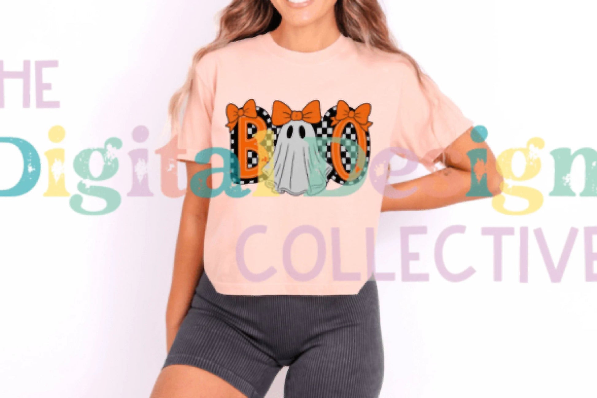 Cute Boo Ghost Coquette Halloween Clipart Bundle - CraftNest - Digital Crafting and Art