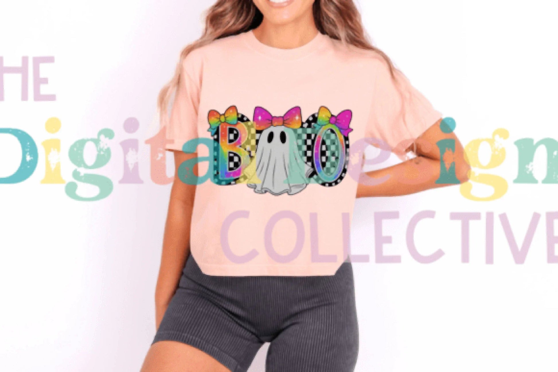 Cute Boo Ghost Coquette Halloween Clipart Bundle - CraftNest - Digital Crafting and Art