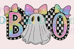 Cute Boo Ghost Coquette Halloween Clipart Bundle - CraftNest - Digital Crafting and Art