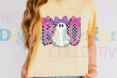 Cute Boo Ghost Coquette Halloween Clipart Bundle - CraftNest - Digital Crafting and Art