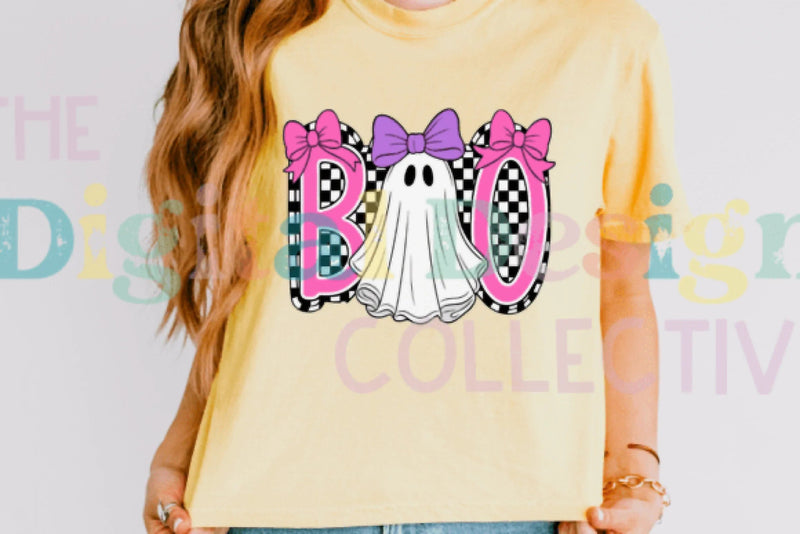 Cute Boo Ghost Coquette Halloween Clipart Bundle - CraftNest - Digital Crafting and Art