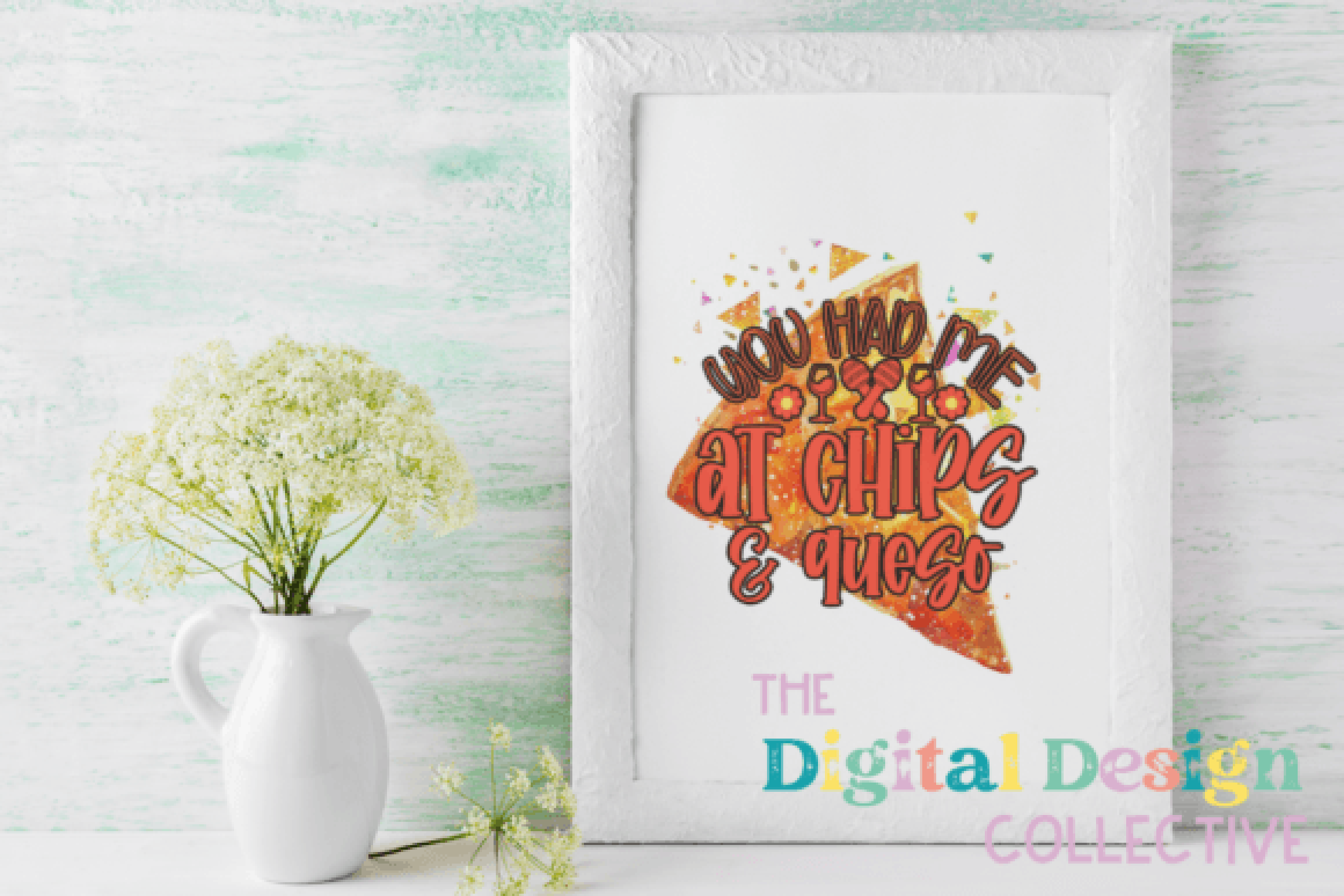 Cute Chips & Queso T-Shirt Design Bundle