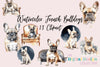 Cute French Bulldog Clipart Bundle
