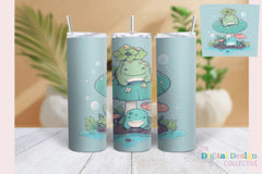 Mushroom Frogs Tumbler Wrap Bundle - CraftNest - Digital Crafting and Art
