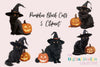 Halloween Cat Clipart Bundle